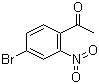 structure of CAS# 90004-94-7, 4'-Bromo-2'-nitroacetophenone;1-(4-Bromo-2-nitrophenyl)ethanone