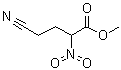 Methyl 4-cyano-2-nitrobutanoate molecular structure (CAS 90016-21-0)
