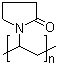 结构式 CAS# 9003-39-8, 聚乙烯吡咯烷酮
