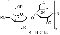 乙基纤维素分子结构 (CAS 9004-57-3)