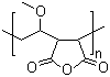 Poly(methyl vinyl ether-alt-maleic anhydride) molecular structure (CAS 9011-16-9)