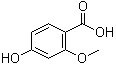 structure of CAS# 90111-34-5, 4-Hydroxy-2-methoxybenzoic acid;Pluchoic acid