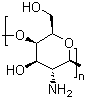 壳聚糖分子结构 (CAS 9012-76-4)