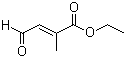 (Z)-2-甲基-4-氧代-2-丁烯酸乙酯分子结构 (CAS 90177-86-9)