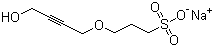 Butynediol sulfopropyl ether sodium molecular structure (CAS 90268-78-3)