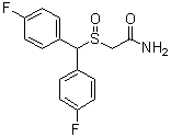 2-[[二(4-氟苯基)甲基]亚磺酰]乙酰胺分子结构 (CAS 90280-13-0)