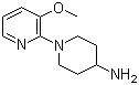 1-(3-甲氧基-2-吡啶基)-4-哌啶胺分子结构 (CAS 902837-16-5)