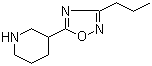结构式 CAS# 902837-18-7, 3-(3-丙基-1,2,4-恶二唑-5-基)哌啶