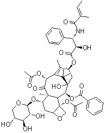 三尖杉宁碱-7-木糖苷分子结构 (CAS 90352-19-5)
