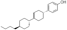[反式(反式)]-4-(4'-丁基[1,1'-联环己烷]-4-基)苯酚分子结构 (CAS 90353-99-4)