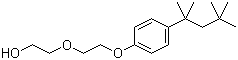 二乙二醇单[(1,1,3,3-四甲基丁基)苯基]醚分子结构 (CAS 9036-19-5)