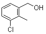 structure of CAS# 90369-75-8, 3-Chloro-2-methylbenzenemethanol;(3-Chloro-2-methylphenyl)methanol; 2-Chloro-6-hydroxymethyltoluene; 3-Chloro-2-methylbenzyl alcohol