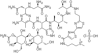 硫酸博莱霉素分子结构 (CAS 9041-93-4)