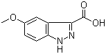 structure of CAS# 90417-53-1, 5-Methoxy-3-indazolecarboxylic acid;5-Methoxy-1H-indazole-3-carboxylic acid