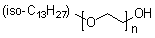 Isotridecanol ethoxylate molecular structure (CAS 9043-30-5)