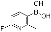 2-Fluoro-6-methylpyridine-5-boronic acid molecular structure (CAS 904326-91-6)