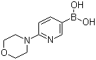 6-(4-morpholinyl)-3-pyridinylboronic acid molecular structure (CAS 904326-93-8)