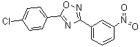 5-(4-Chlorophenyl)-3-(3-nitrophenyl)-1,2,4-oxadiazole molecular structure (CAS 905107-46-2)