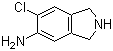 6-Chloro-2,3-dihydro-1H-isoindol-5-ylamine molecular structure (CAS 905273-33-8)