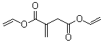 亚甲基琥珀酸二乙烯基酯分子结构 (CAS 90536-65-5)