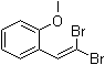 1-(2,2-二溴乙烯基)-2-甲氧基苯分子结构 (CAS 90585-32-3)