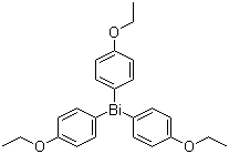 三对乙氧基苯基铋分子结构 (CAS 90591-48-3)
