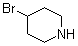 4-溴哌啶分子结构 (CAS 90633-18-4)