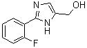 2-(2-Fluorophenyl)-1H-imidazole-5-methanol molecular structure (CAS 906477-25-6)
