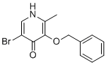 3-(Benzyloxy)-5-bromo-2-methyl-4-pyridinol molecular structure (CAS 906657-86-1)