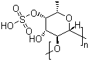 岩藻聚糖硫酸酯分子结构 (CAS 9072-19-9)