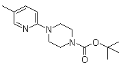 4-(5-Methylpyridin-2-yl)piperazine-1-carboxylic acid tert-butyl ester molecular structure (CAS 907208-89-3)