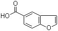 结构式 CAS# 90721-27-0, 1-苯并呋喃-5-甲酸