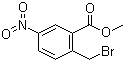 Methyl 2-bromomethyl-5-nitrobenzoate molecular structure (CAS 90725-68-1)