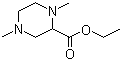 1,4-二甲基哌嗪-2-甲酸乙酯分子结构 (CAS 90729-01-4)