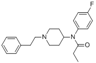 p-Fluorofentany molecular structure (CAS 90736-23-5)