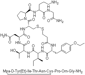Atosiban molecular structure (CAS 90779-69-4)