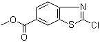 2-Chloro-6-benzothiazolecarboxylic acid methyl ester molecular structure (CAS 90792-69-1)