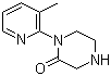 1-(3-甲基-2-吡啶基)-2-哌嗪酮分子结构 (CAS 907972-86-5)