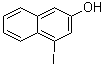 4-碘-2-萘酚分子结构 (CAS 90800-21-8)