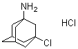 1-氨基-3-氯金刚烷盐酸盐分子结构 (CAS 90812-21-8)