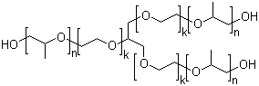 甘油聚氧乙烯聚氧丙烯醚分子结构 (CAS 9082-00-2)