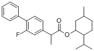 结构式 CAS# 908559-44-4, 氟比洛芬外消旋-薄荷基酯