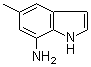 5-甲基-1H-吲哚-7-胺分子结构 (CAS 90868-10-3)