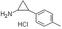 2-对甲苯基环丙胺盐酸盐分子结构 (CAS 90874-49-0)