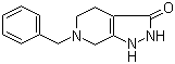 1,2,4,5,6,7-Hexahydro-6-(phenylmethyl)-3H-pyrazolo[3,4-c]pyridin-3-one molecular structure (CAS 909187-64-0)