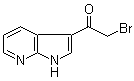 2-Bromo-1-(1H-pyrrolo[2,3-b]pyridin-3-yl)ethanone molecular structure (CAS 90929-73-0)