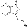 3-(2-Bromoethyl)-1H-pyrrolo[2,3-b]pyridine molecular structure (CAS 90929-75-2)
