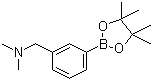 structure of CAS# 909391-56-6, 3-Dimethylaminomethylphenylboronic acid pinacol ester;Dimethyl[[3-(4,4,5,5-tetramethyl-1,3,2-dioxaborolan-2-yl)phenyl]methyl]amine