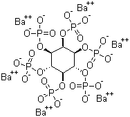 结构式 CAS# 90940-73-1, 植酸钡; 肌醇六磷酸酯六钡盐