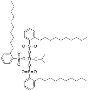 Tris(decylbenzenesulfonato-κO)(2-propanolato)-Titanium molecular structure (CAS 90959-84-5)